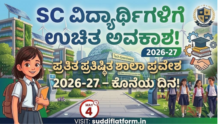SC Free School Admission 2026 Karnataka